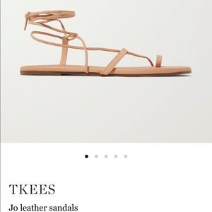 Tired Jo leather sandals.